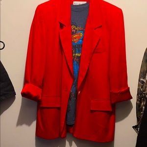 Red blazer